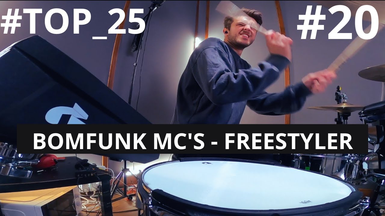 TOP_25 - Oskar Podolski - (20) - Bomfunk MC's - Freestyler[ DRUM COVER ]
