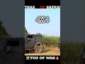 Tata Safari vs Mahindra Thar TUG OF WAR ⚠️✅#shortvideo
