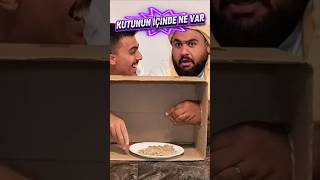 KUTUNUN İÇİNDE NE VAR??? #keşfet #challenge #youtubeshorts #komedi #ceza #yemek #gizemli
