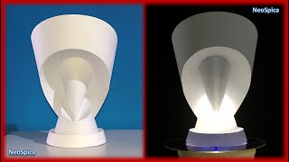 Curved Folding w/ Conical Ellipse High Eccentricity - Top Fold w/ Medium Parabolic Line V0