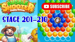 Puppy Rescue Bubble Shooter | Stage 201-210 [guide] screenshot 3