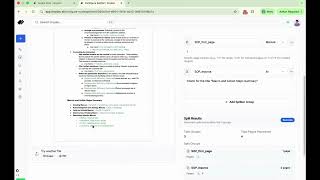 Configure a Splitter Node | Tinydoc AI Update