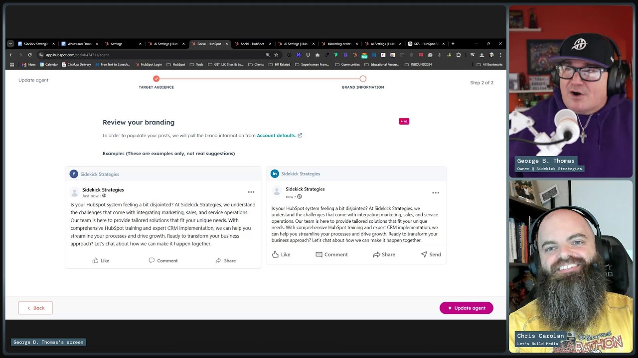 Let's Build AI Skills Daily featuring George B. Thomas and Nico Lafakis
