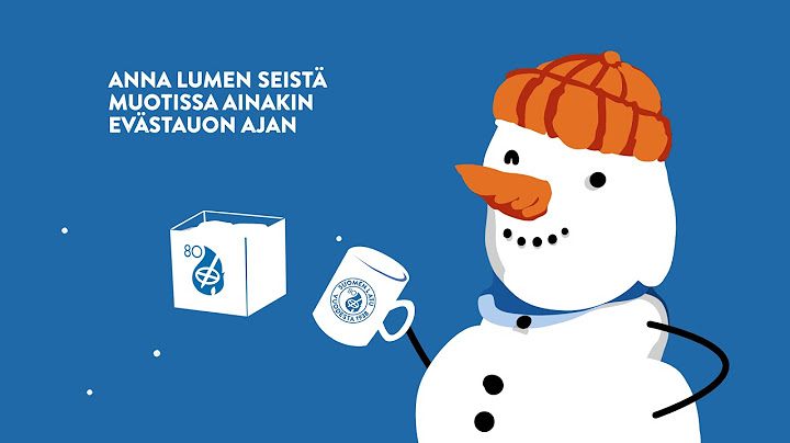 Näin teet lumiukon pakkaslumesta