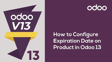 How to configure expiration date on product in odoo 13?