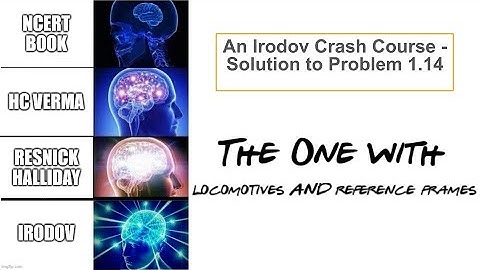 An Irodov Crash Course - Problem 1.14 - "The one with locomotives and reference frames"