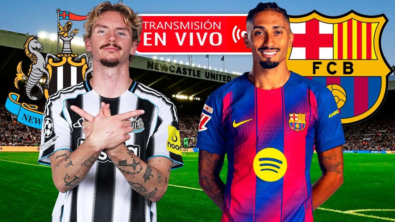 BARCELONA vs NEWCASTLE 🔴 EN VIVO por la IDA de los octavos de final de Champions League | REACCIÓN