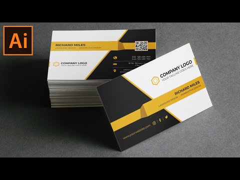 Modern Business Card Design Adobe Illustrator