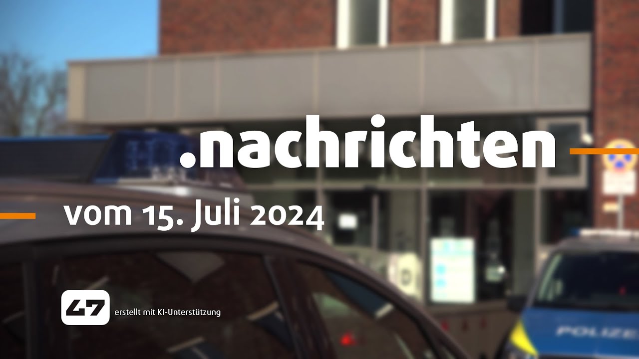 STUDIO 47 .nachrichten | 15.07.2024 | REIZGASÄHNLICHER ANGRIFF IN ALDENRADE