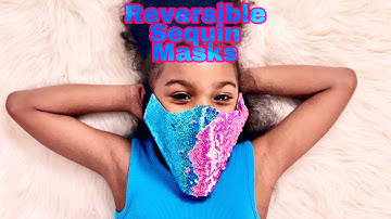 Reversible Sequin Masks