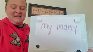 Rainbow writing sight words set 11