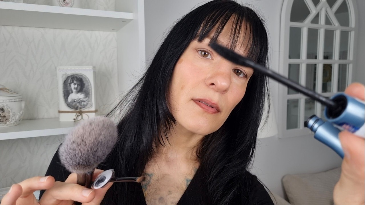 Doing your hair and make up ASMR