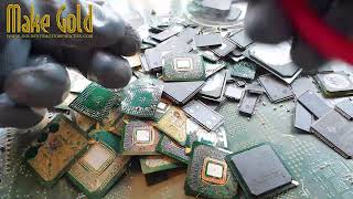 🟩🔧 How to Separate Green PCB from IC BGA Chips – Gold Recovery Starts Here!