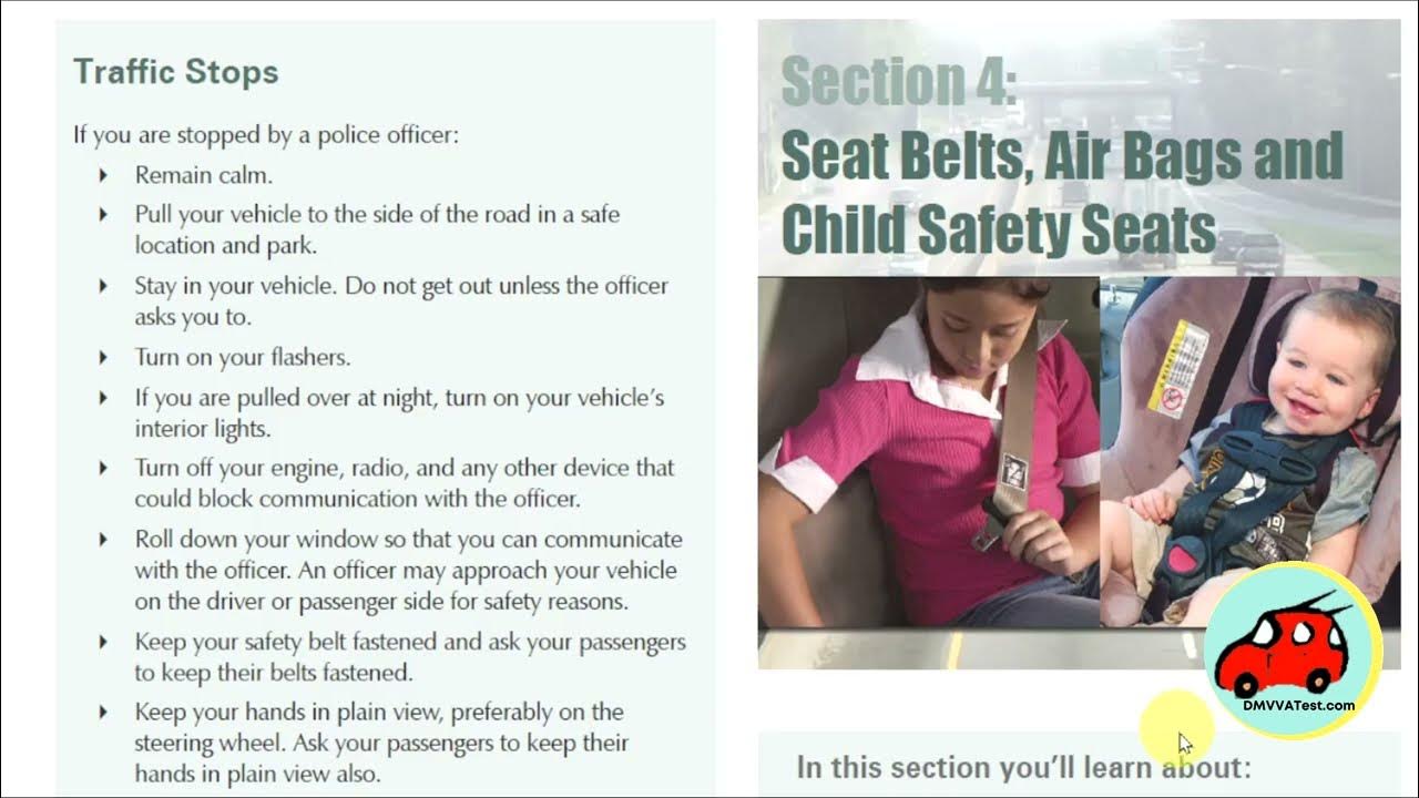 Section 4 Safety Belts,Air Bags and Child Seats DMV Virginia Manual
