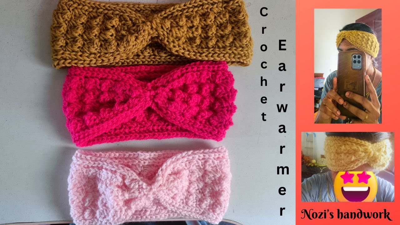 How to Crochet Easy Ear Warmer | For All sizes, QUICK and EASY Ear warmer 