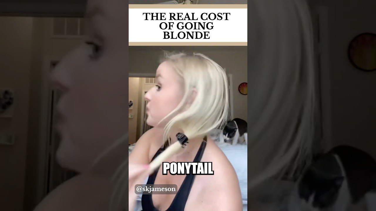 The Real Cost of Going Blonde