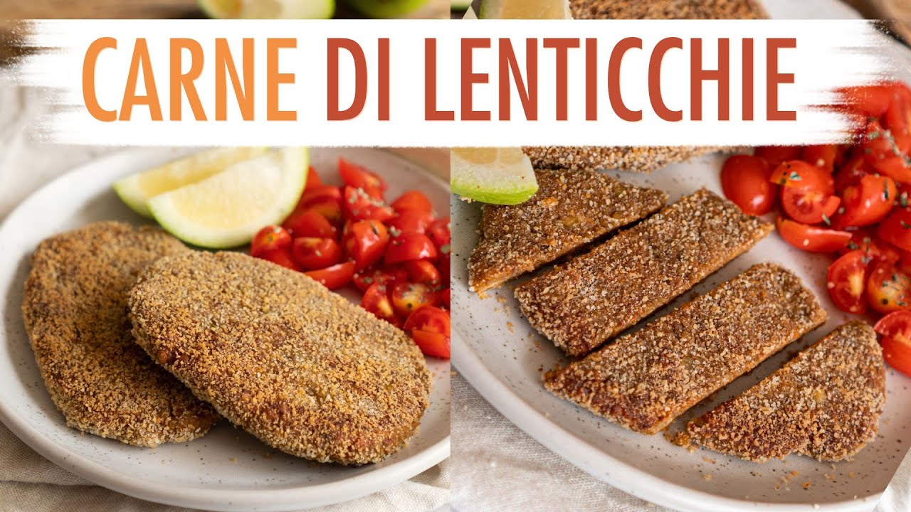 LA RICETTA CON LE LENTICCHIE CHE FARAI SEMPRE ! COTOLETTE DI LENTICCHIE  Elefanteveg