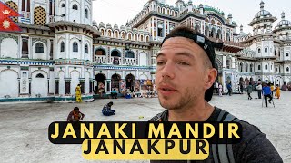 Frenchy rides to Janaki Mandir in Janakpur - Nepal Motovlog EP18