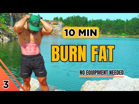 10 Minute Standing Abs Workout 🔥 No Equipment | Day 3#exercise #gym #workout