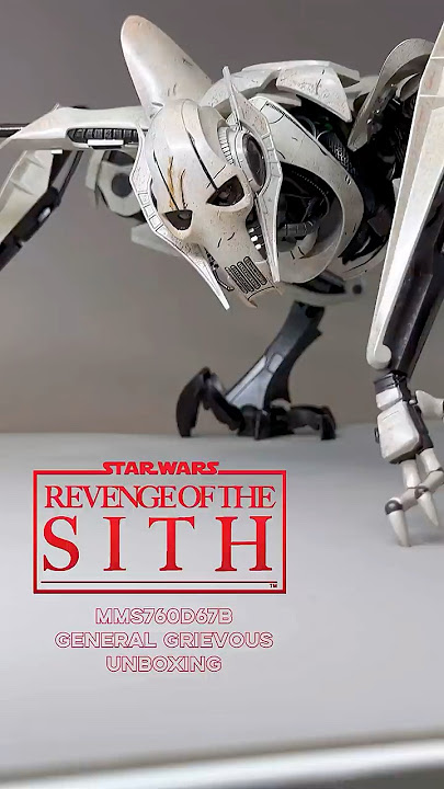 Hot Toys MMS760D67B SW ROTS General Grievous Unboxing #rots #hottoys #starwars #makebattlefront3 .