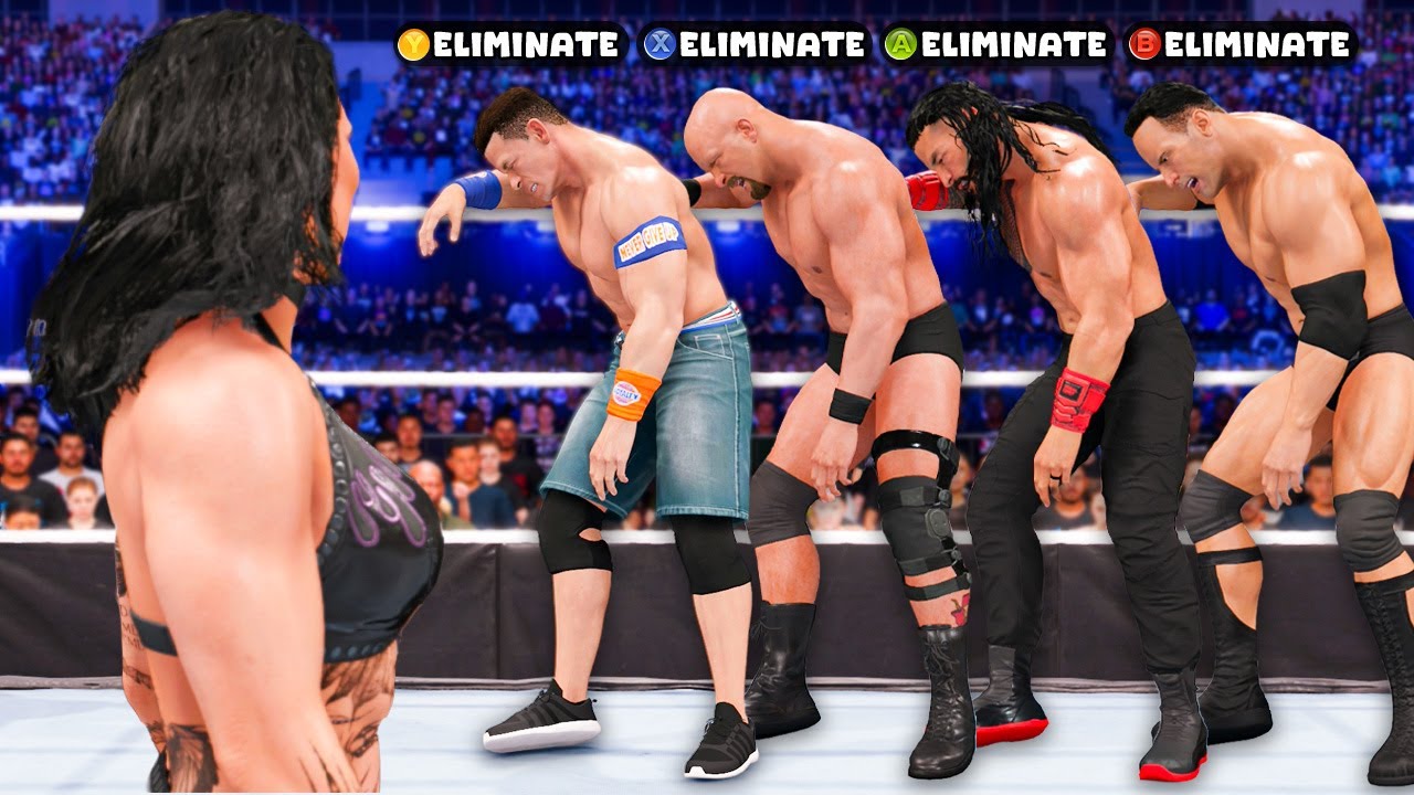 What if You Had Boy VS Girl Wrestlers in a Royal Rumble?