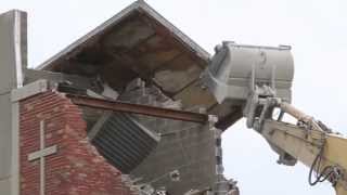 Demolition of former of Westview Baptist Church, Belleville