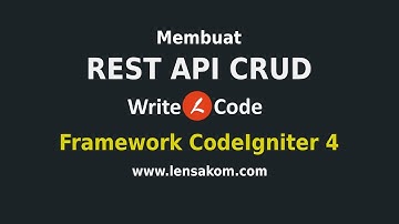 Membuat Project CRUD REST API dengan CodeIgniter 4