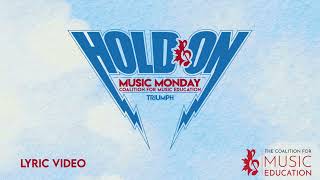 HOLD ON by TRIUMPH _Karaoke Lyric Video | MUSIC MONDAY
