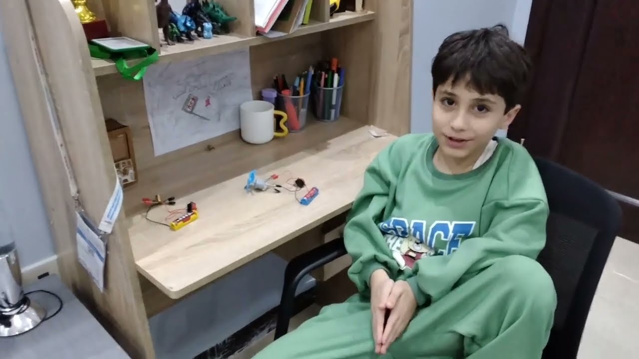 مشروع مروحه و ضوء