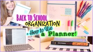 School Organization/Study Tips & How to Use a Planner! | Aspyn Ovard