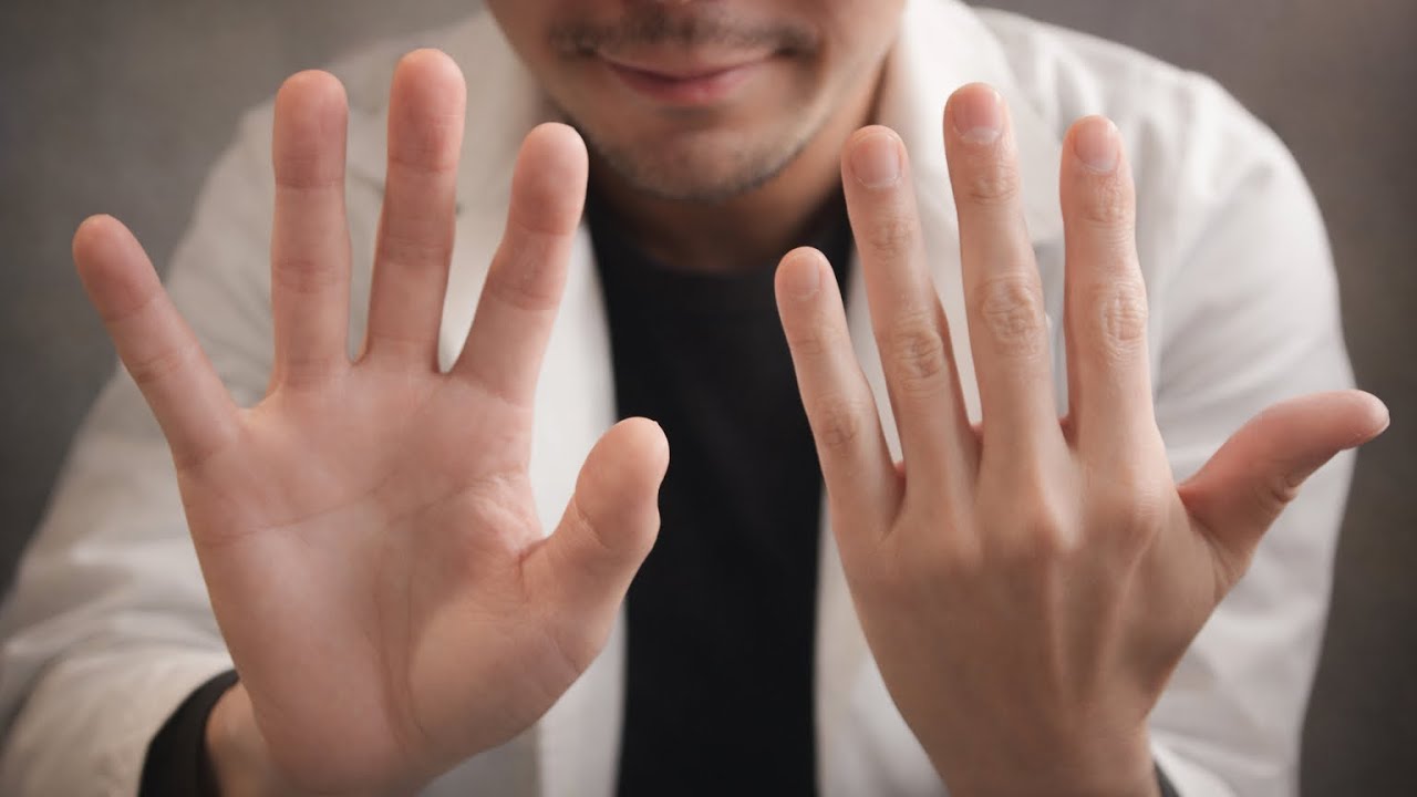 [ASMR]  手のひらの緻密な検査  ロールプレイ