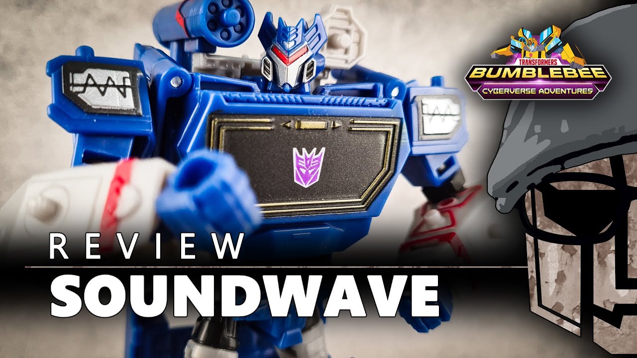 Transformers Cyberverse Deluxe Class Soundwave Unboxing & Review deutsch (Hasbro)