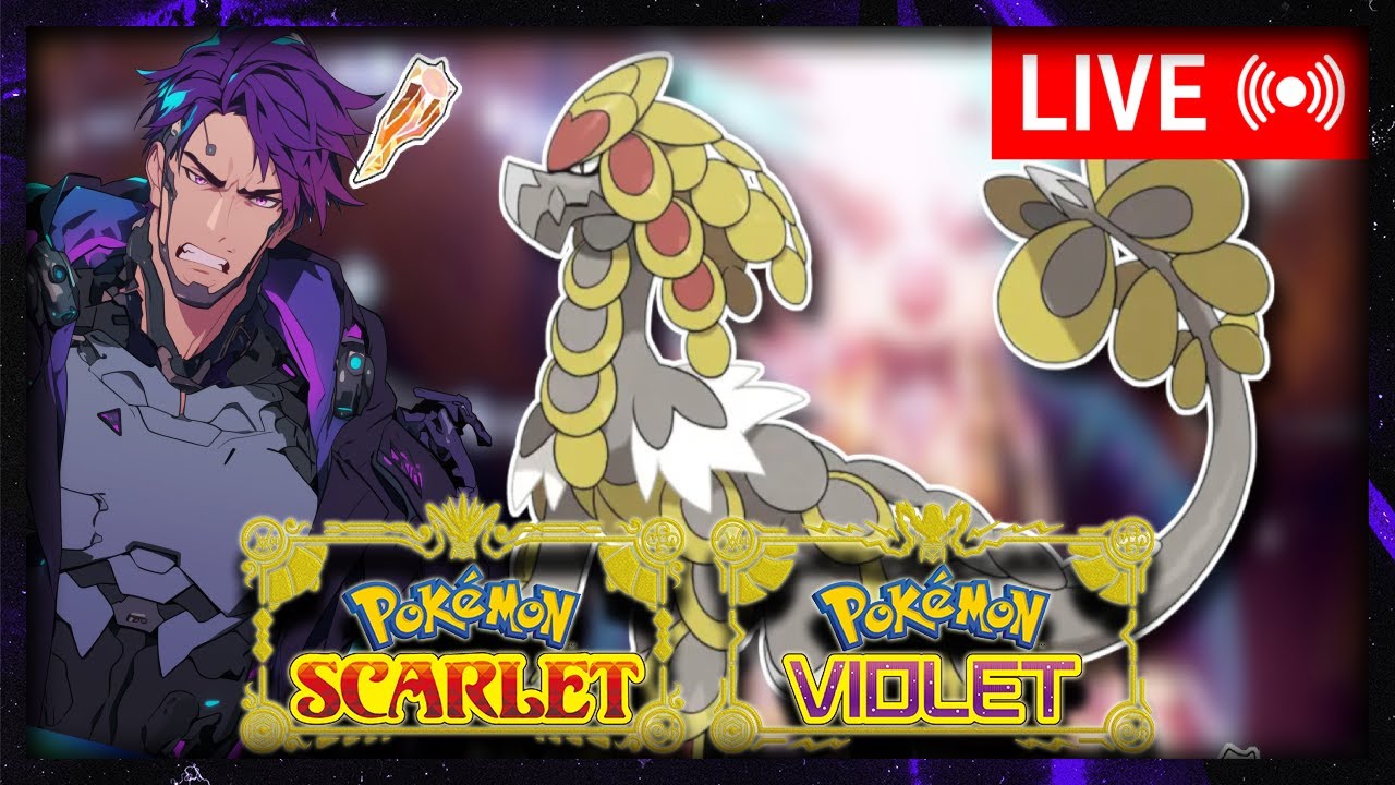 🔴 [LIVE] LETS WRESTLE THIS MUTANT IGUANA | Pokemon Violet Kommo-o Raids with viewers!!