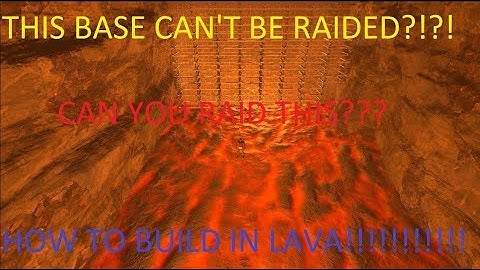 HOW TO BUILD A UNRAIDABLE BASE IN ARK!!!!