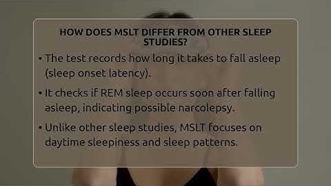How Does MSLT Differ From Other Sleep Studies? - Sleep Apnea Support Network