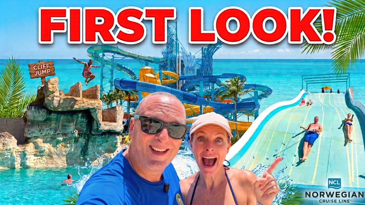 NCL's NEW Great Tides Waterpark Review - Is It Worth It?