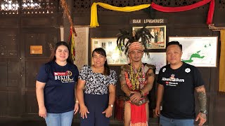 Rumah Panjang Iban Di Kampung Budaya Sarawak.