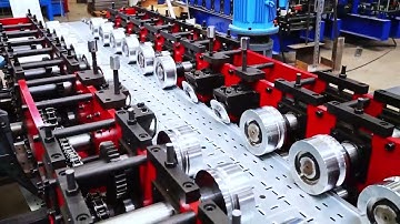 100-900mm Perforated Cable Tray Roll Forming Machine