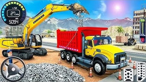 JCB City Road Construction Simulator 3D  -Android Gameplay #androidgames #Constructiongames 