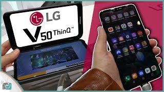ال جي في 50 LG V50 ThinQ | أول معاينة عربية للهاتف مع اكسسوار لمحترفي الألعاب