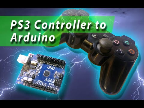 PS3 CONTROLLER TO ARDUINO TUTORIAL - use a playstation 3 to control your arduino projects