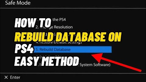 How To Rebuild Database On PS4 Some Easy Steps