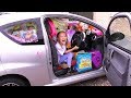 Car full of toys