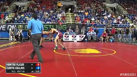 126 Champ. Round 1 - Curtis Collins (Indiana) vs. ...