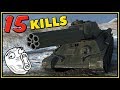 T-34-85M - 15 KILLS - World of Tanks Gameplay