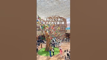 海外ひとり旅なら、この3カ国がおすすめ🙌🏻1人でも楽しめちゃうので、ぜひ行ってみて！#韓国 #韓国旅行 #台湾 #台湾旅行 #シンガポール #シンガポール旅行 #ひとり海外旅行