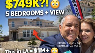     This Home Would Be $2M+ in LA… Full Tour (Palmdale CA) just 50 miles from DTLA 