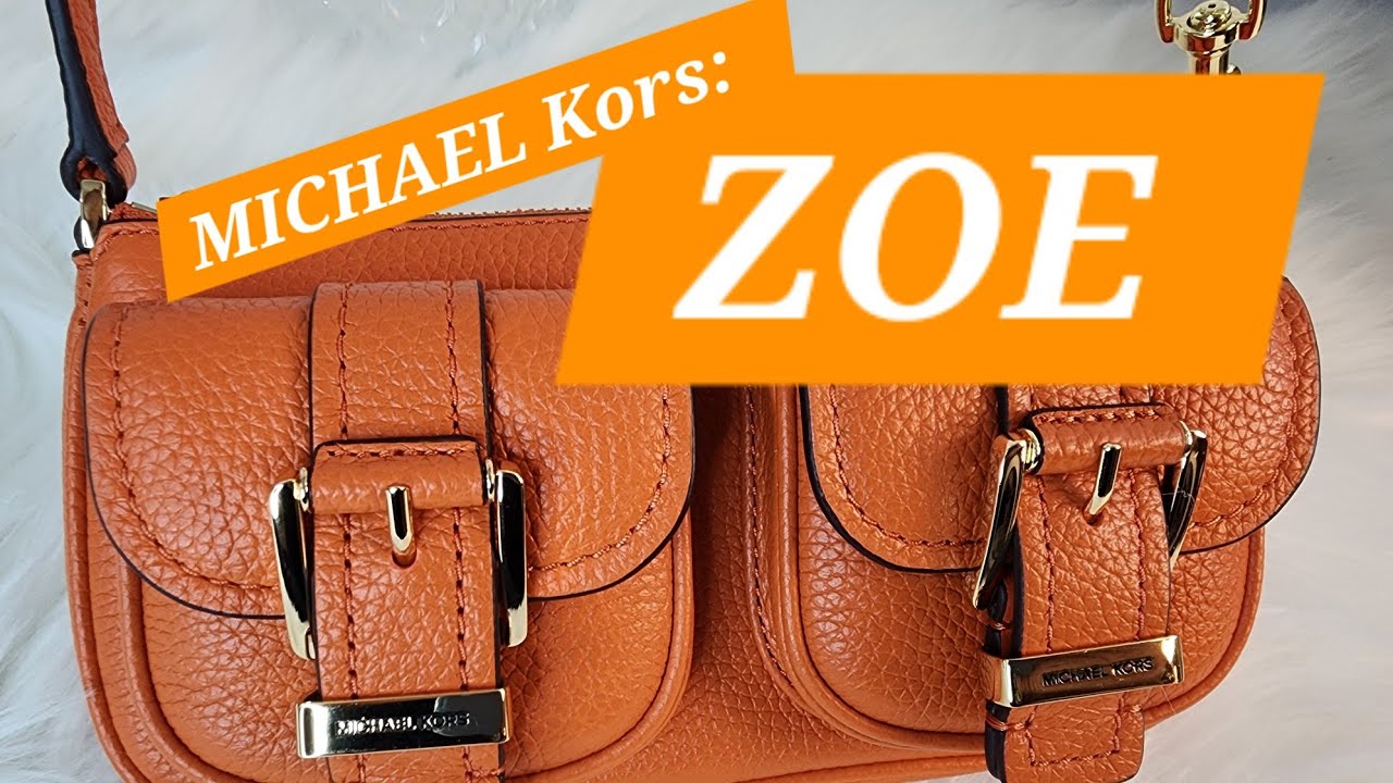 MICHAEL KORS:  Zoe Small Convertible Pouchette🧡 What's In  My Bag🧡 Bag of Evening 