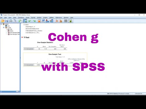 SPSS - Cohen's g - Effect Size for one-sample binomial test