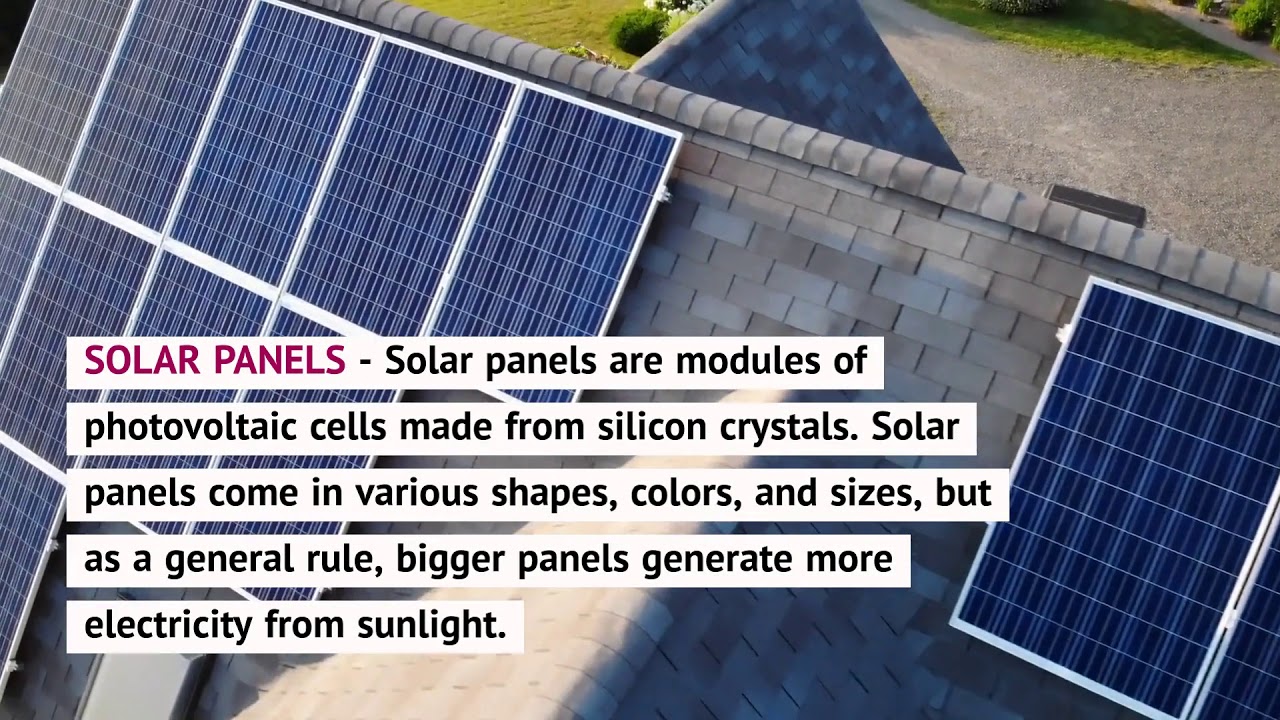 Components of a Solar Panel System Nine Fasteners YouTube